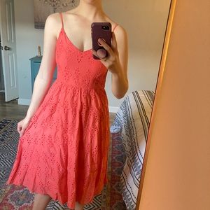 Old Navy Pink Midi Dress